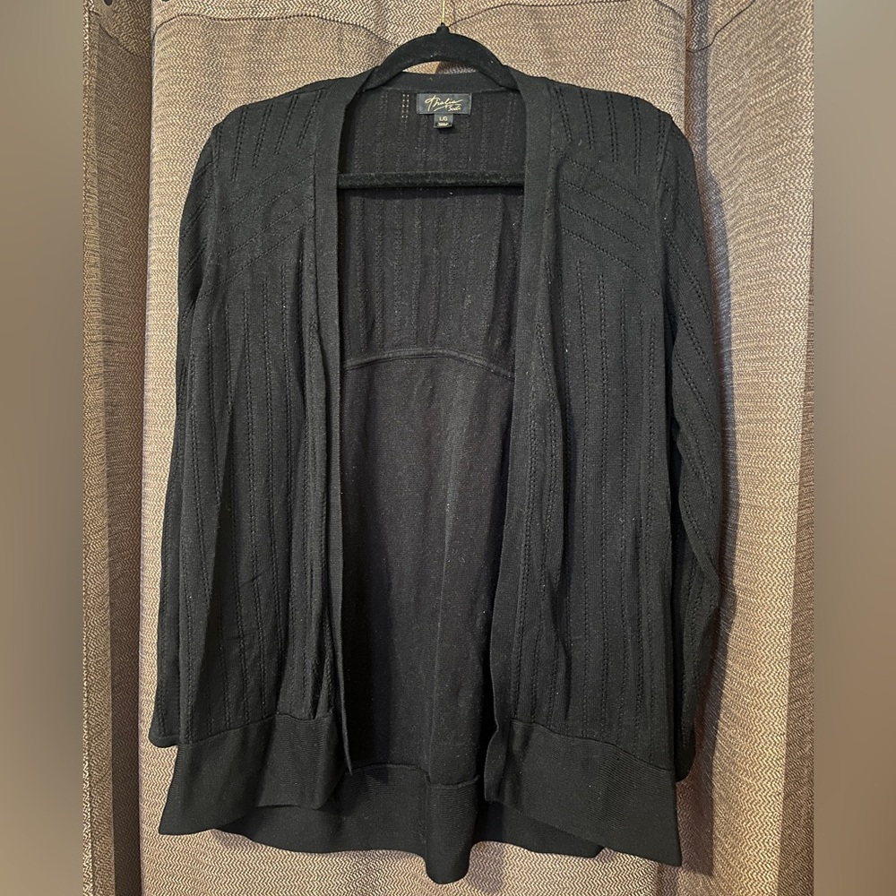 Thalia Sodi Black Cardigan Sweater